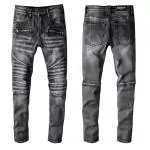 balmain jeans biker discount black gray